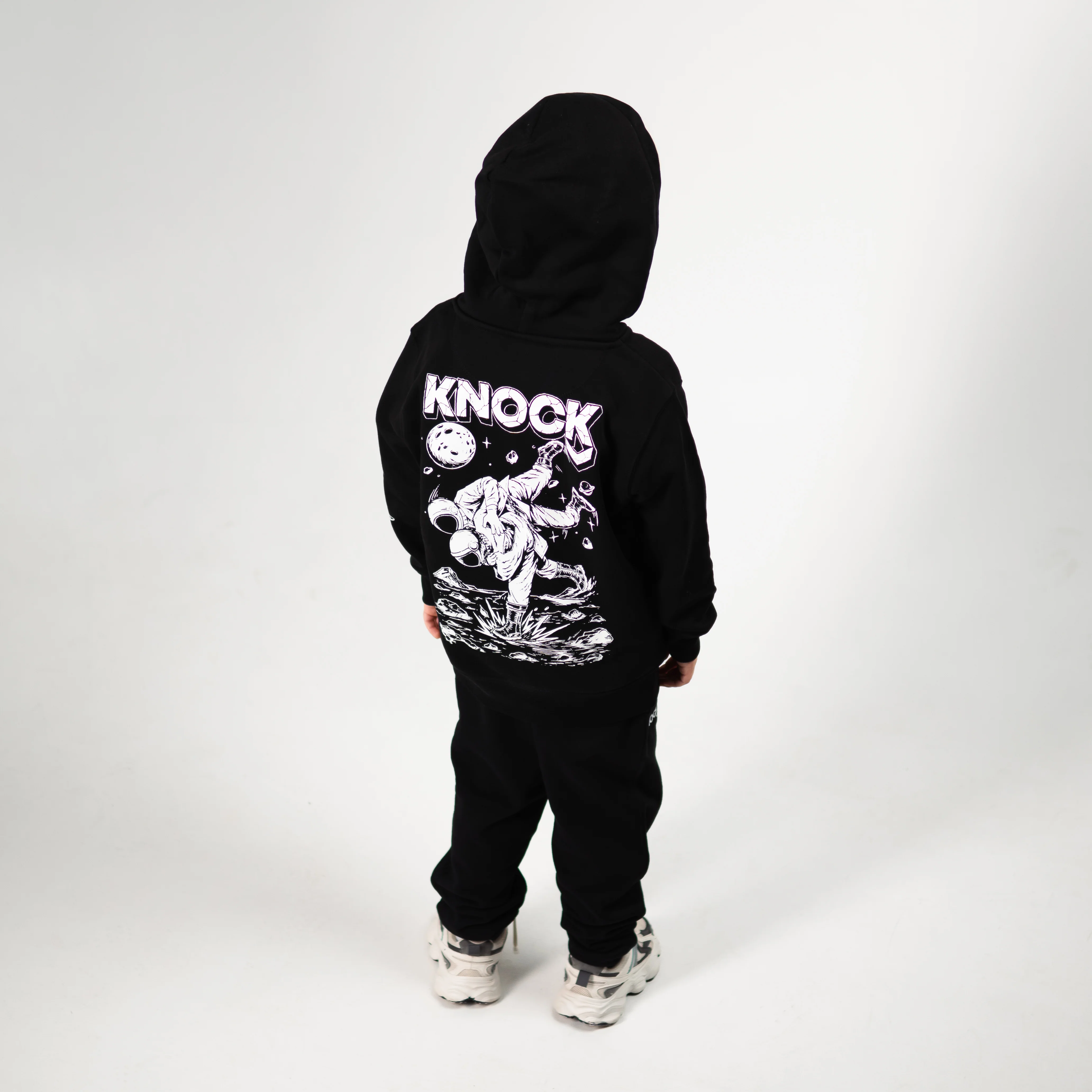 KIDS ASTROHIP ZIP HOODIE BLACK - Image 7