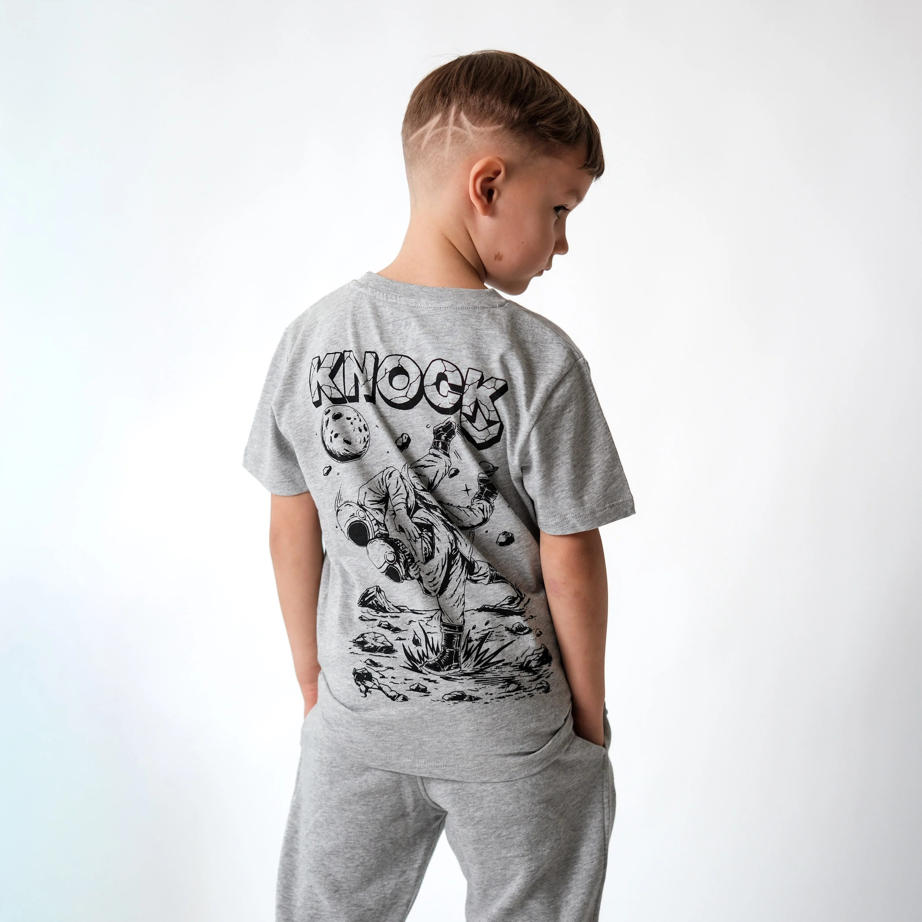KIDS ASTROHIP TEE GREY - Image 3