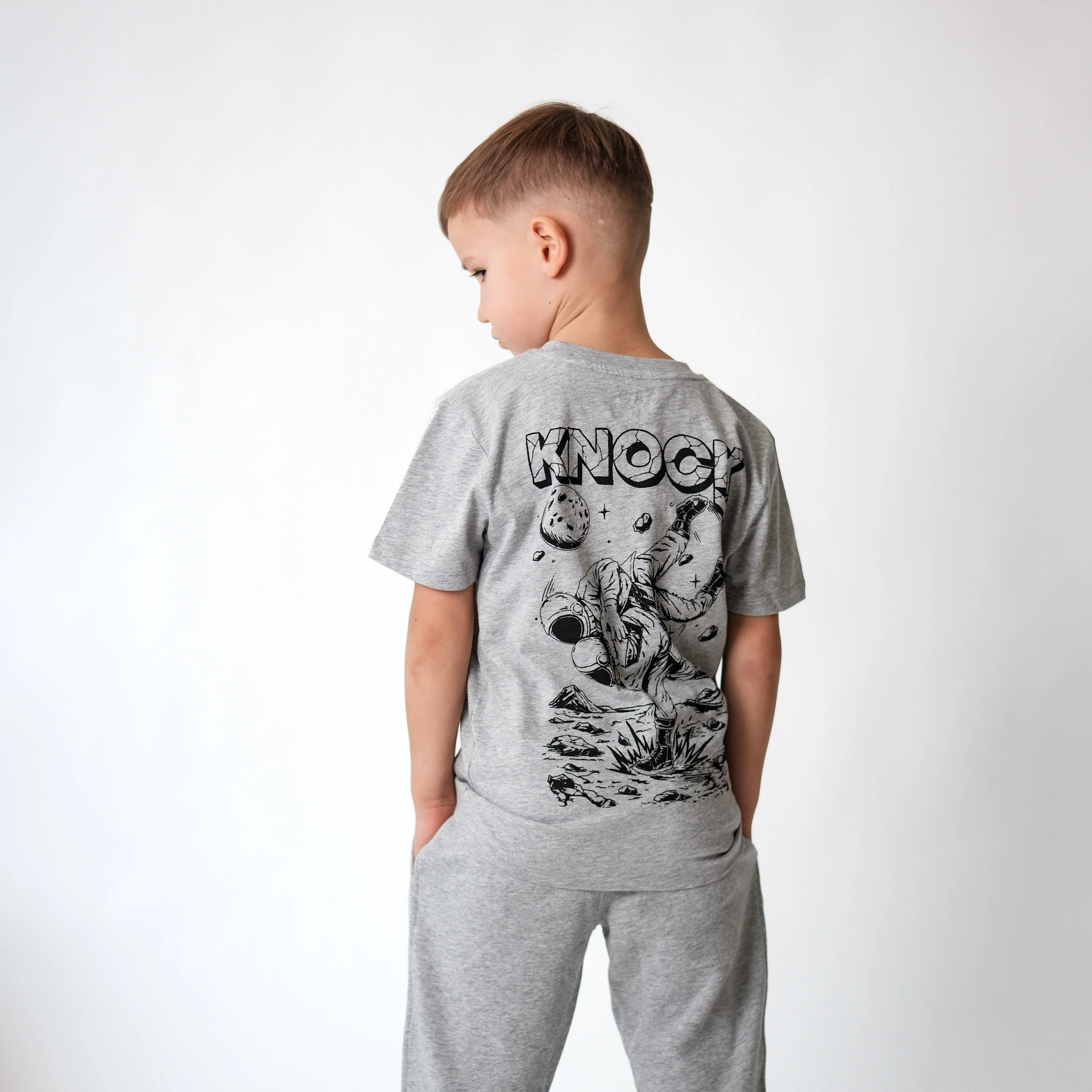 KIDS ASTROHIP TEE GREY - Image 4