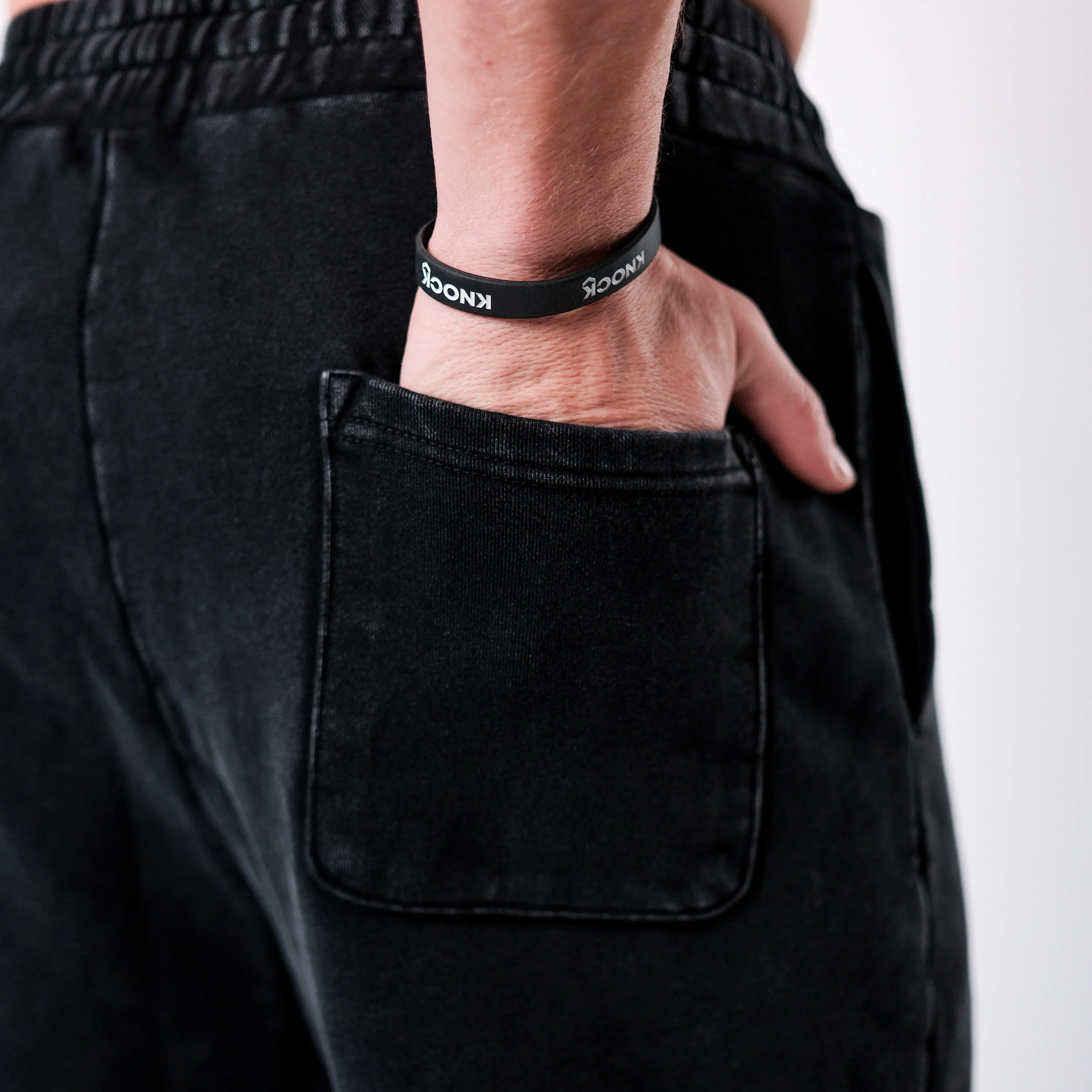 CUFFED RIBBED VINTAGE TERRY JOGGERS - Image 2