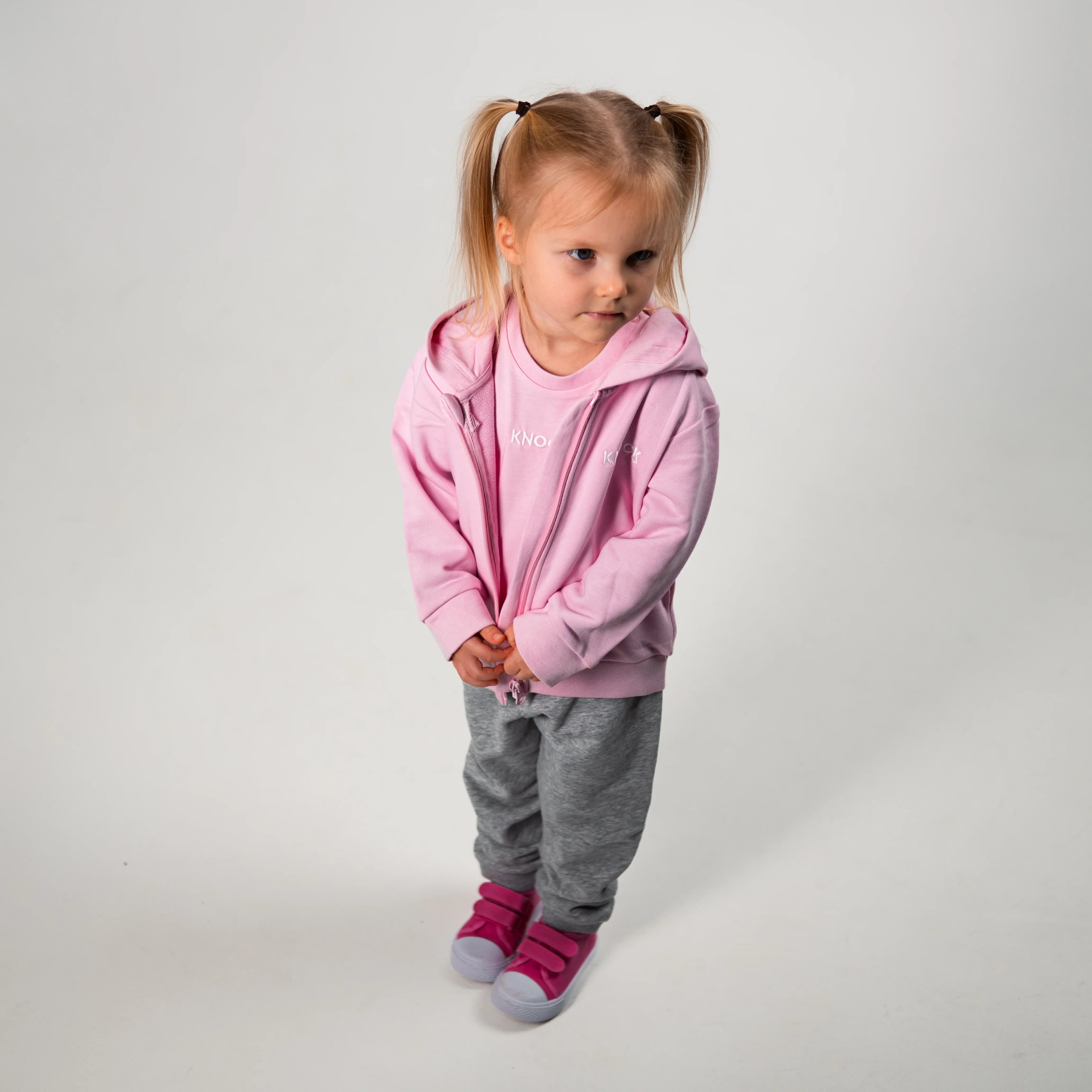 ASTROKNEE ZIP HOODIE PINK BABY - Image 10