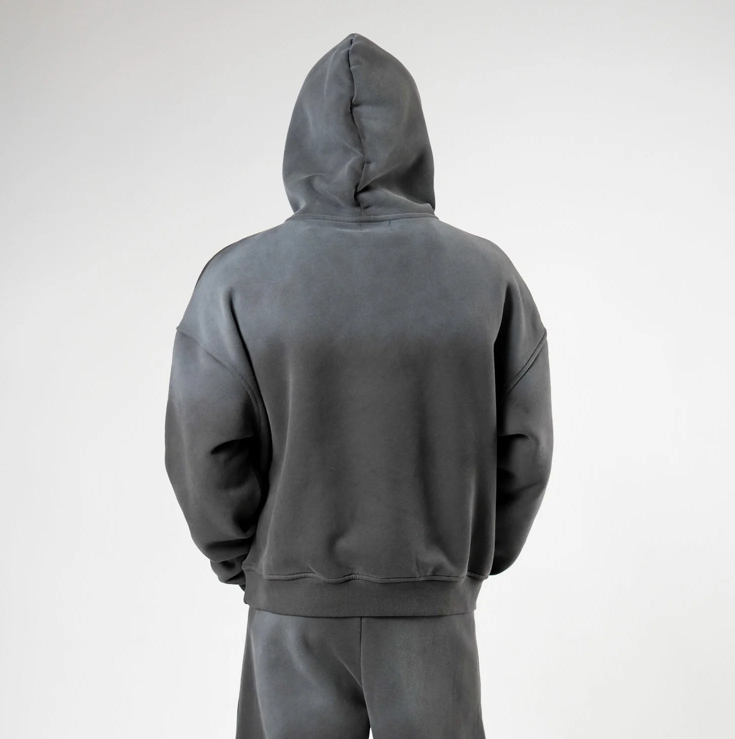 HERITAGE SAGE GREEN BOXY HOODIE - Image 3