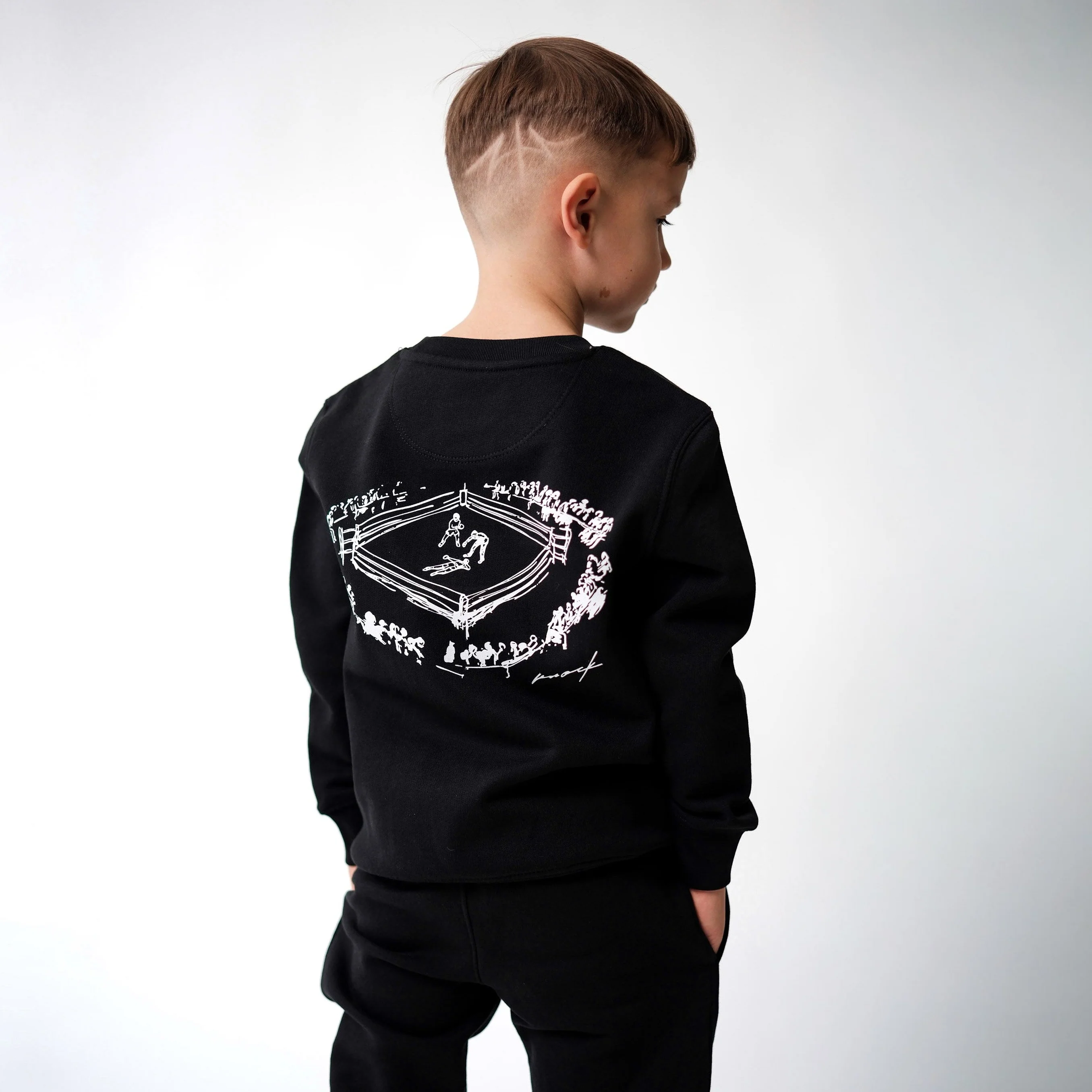 KIDS MID COUNT SWEATER BLACK - Image 3