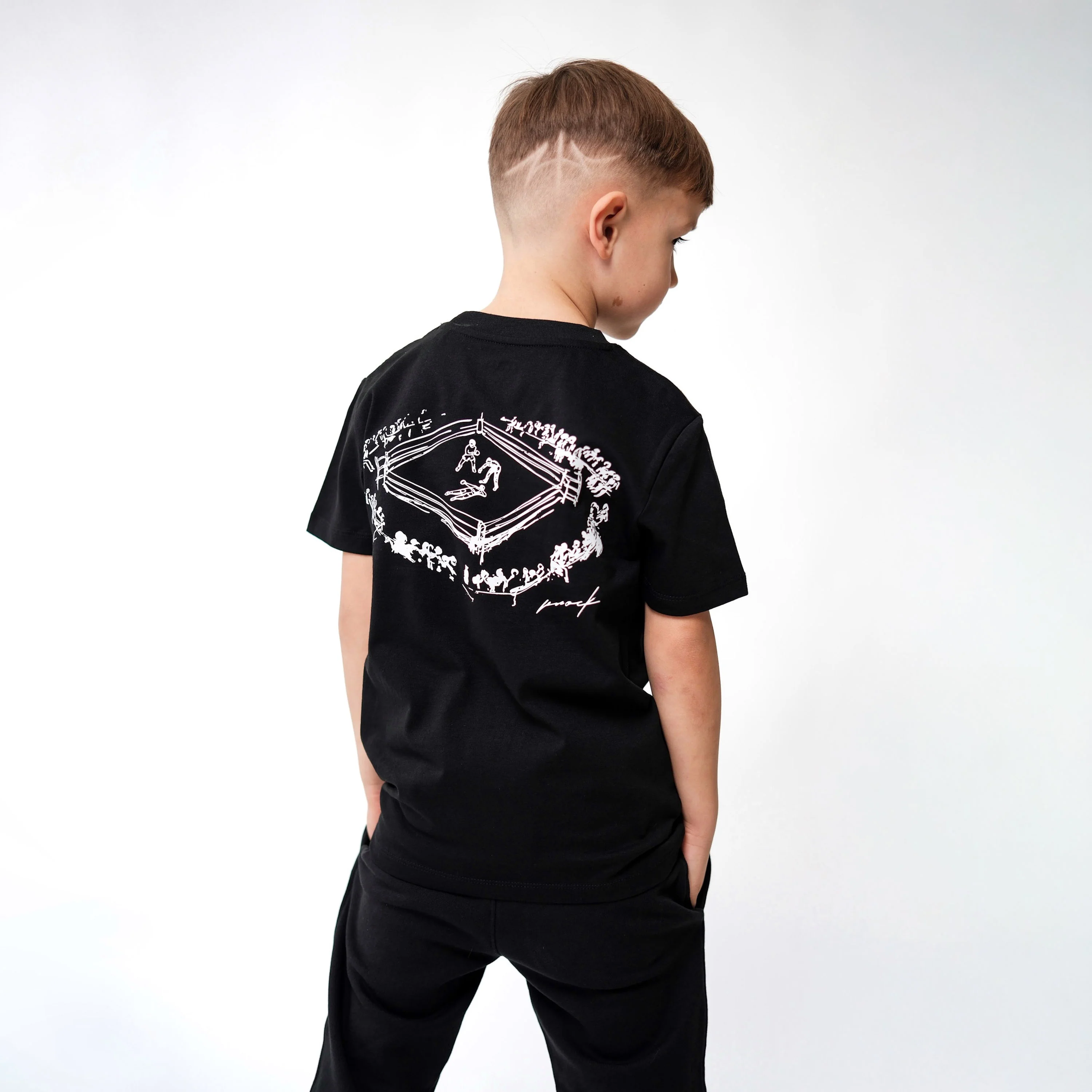 KIDS MID COUNT TEE BLACK - Image 3