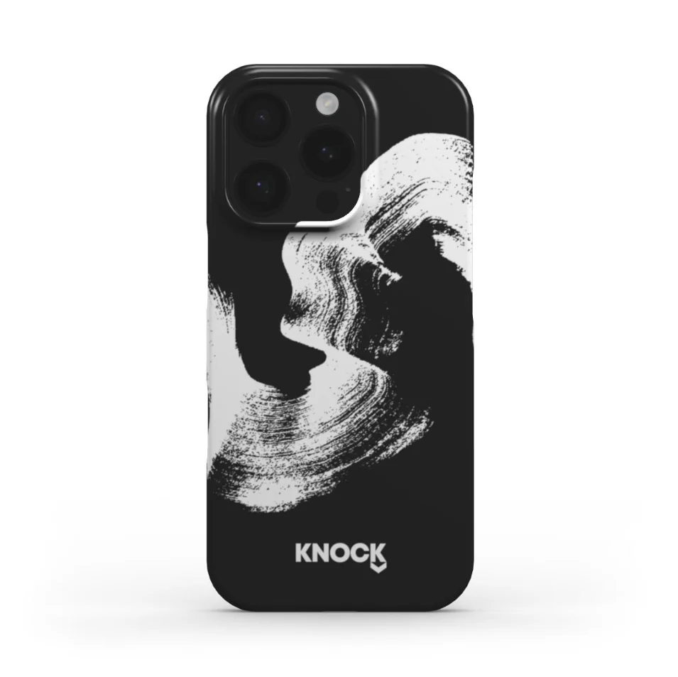 KNOCK PHONE CASE BLACK - Image 3