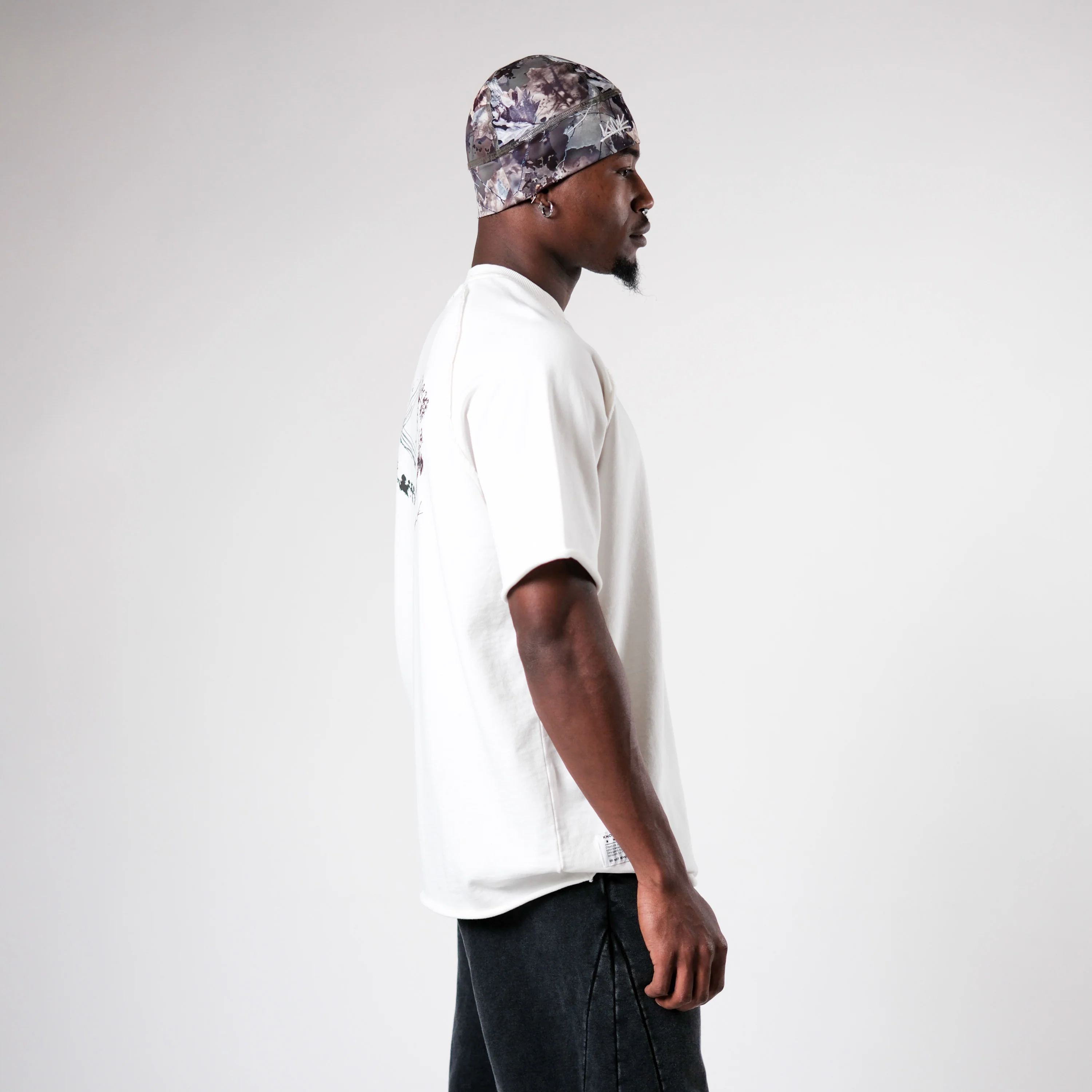 MID COUNT TERRY TEE WHITE - Image 6