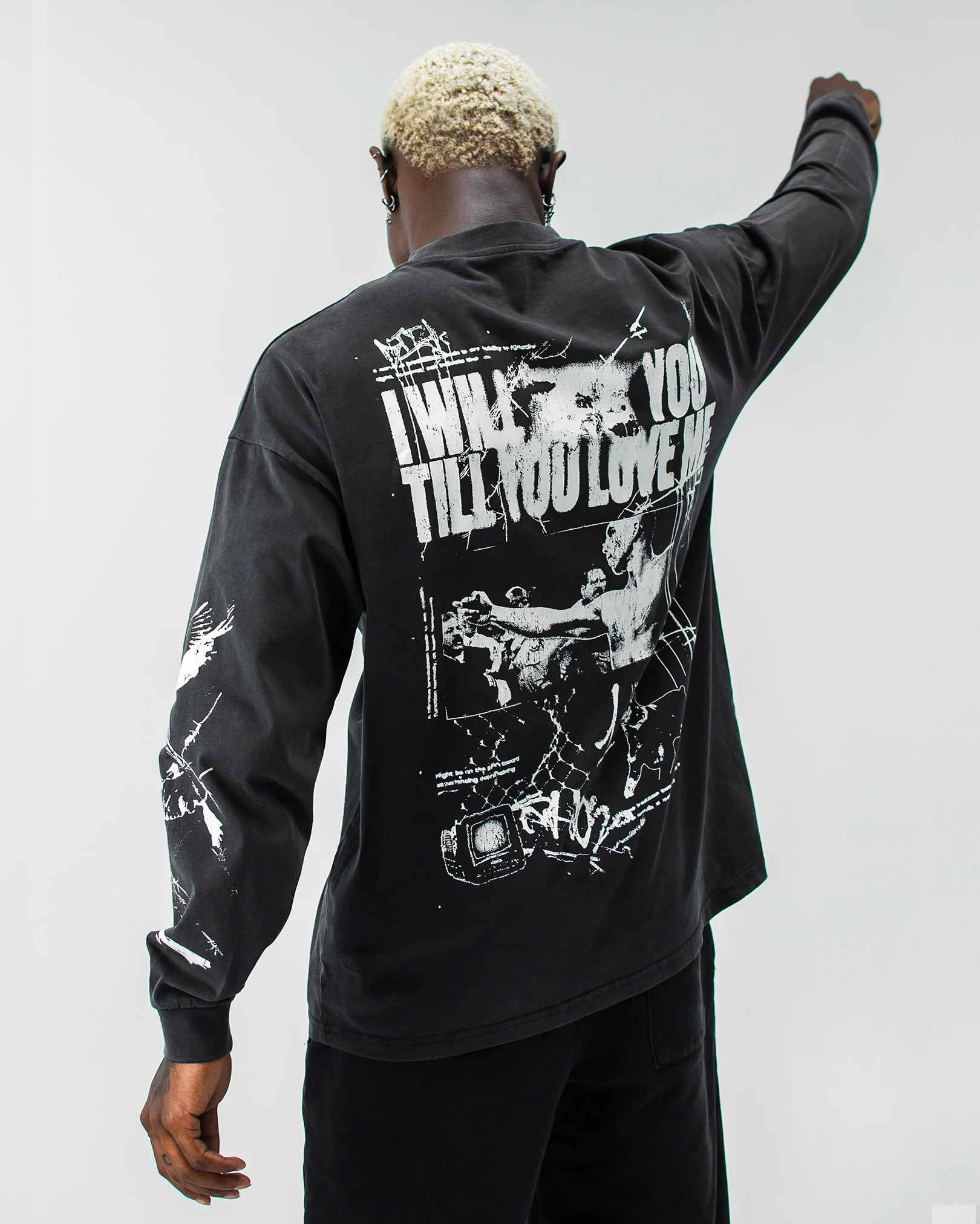 "TILL YOU LOVE ME" LONG SLEEVE TEE - Image 4
