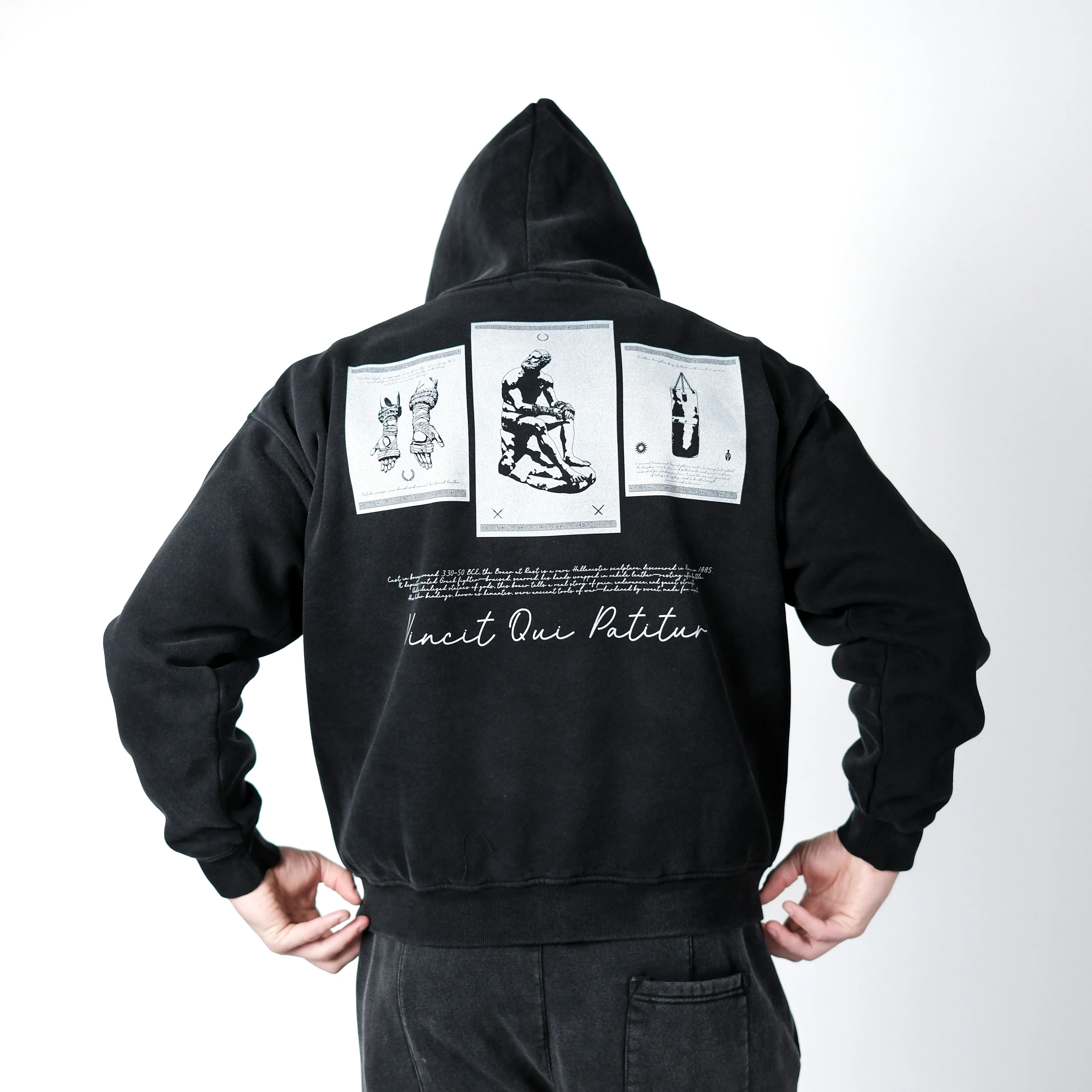 VINCIT QUI PATITUR FADE OVERSIZED HOODIE - Image 7